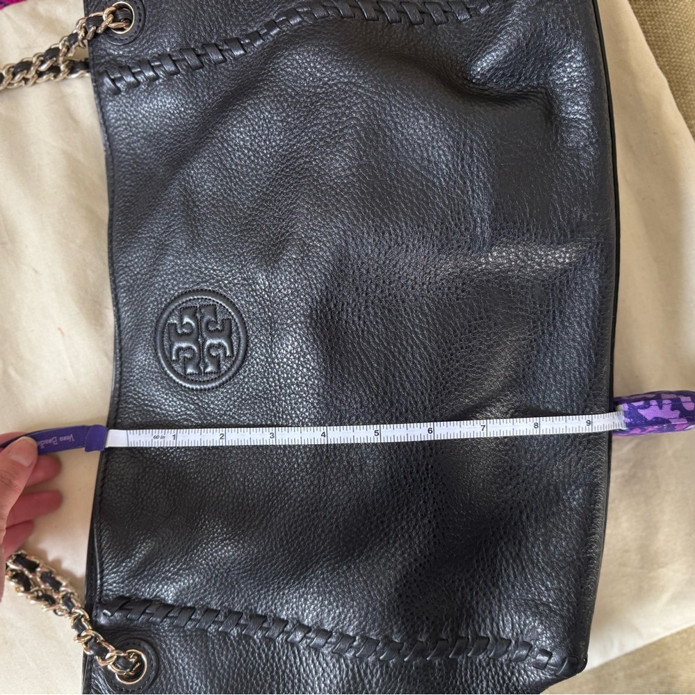 Tory Burch Black Leather Shoulder Bag - Picture 4 of 8